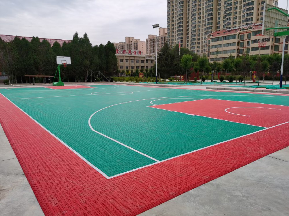 【服务案例】悬浮地板篮球场